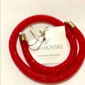 Women’s Red Swarovski Crystal Stardust Bracelet